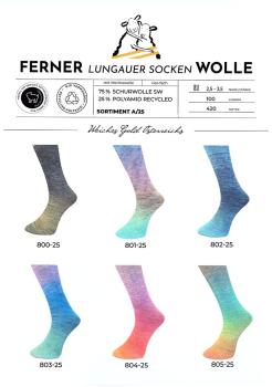 Ferner Lungauer Sockenwolle 4-fach mit Merinowolle